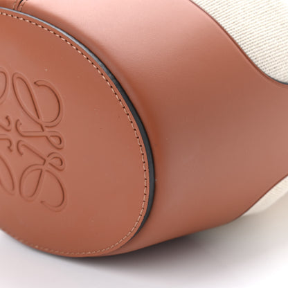 Loewe Canvas Calfskin Small Balloon Bag Ecru Tan 8 of 9