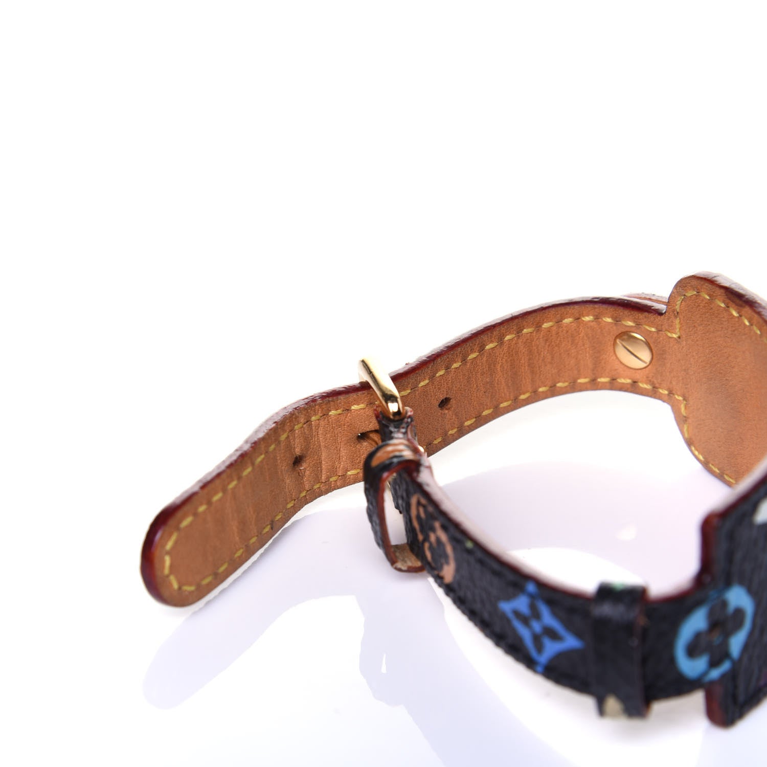 Louis Vuitton Monogram Multicolor Address Wish Bracelet Black 5 of 7