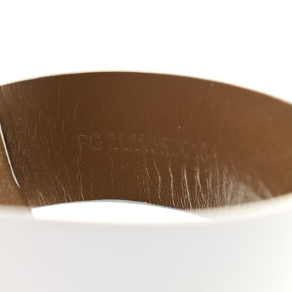 Hermes Goatskin Doll 60 Espadrille Wedge Sandals 36 White 8 of 9