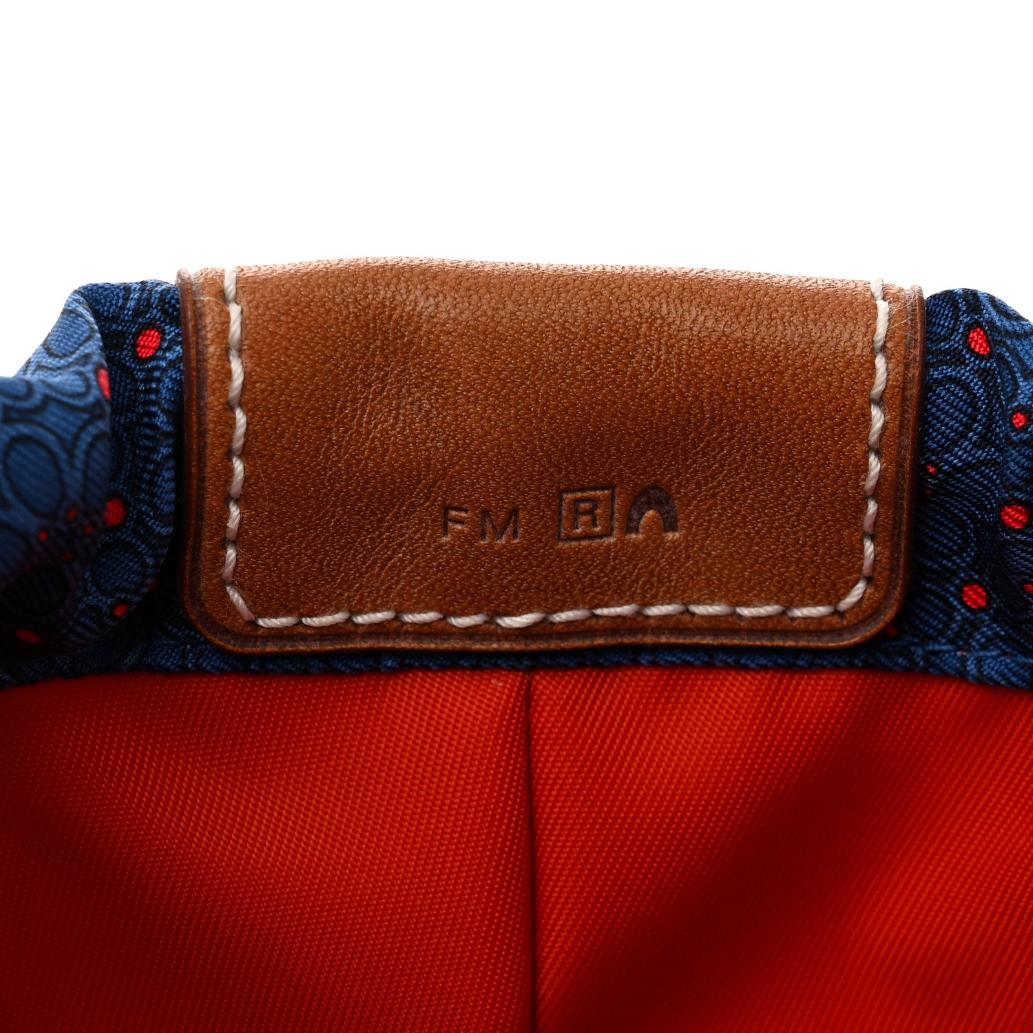 Hermes Silk Carre en Cravates Fourbi 25 MM Pouch Bleu Saphir 7 of 11