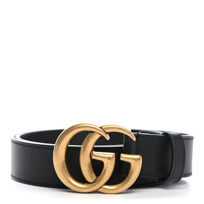 Gucci Calfskin Double G 30mm Belt 75 30 Black 1 of 3