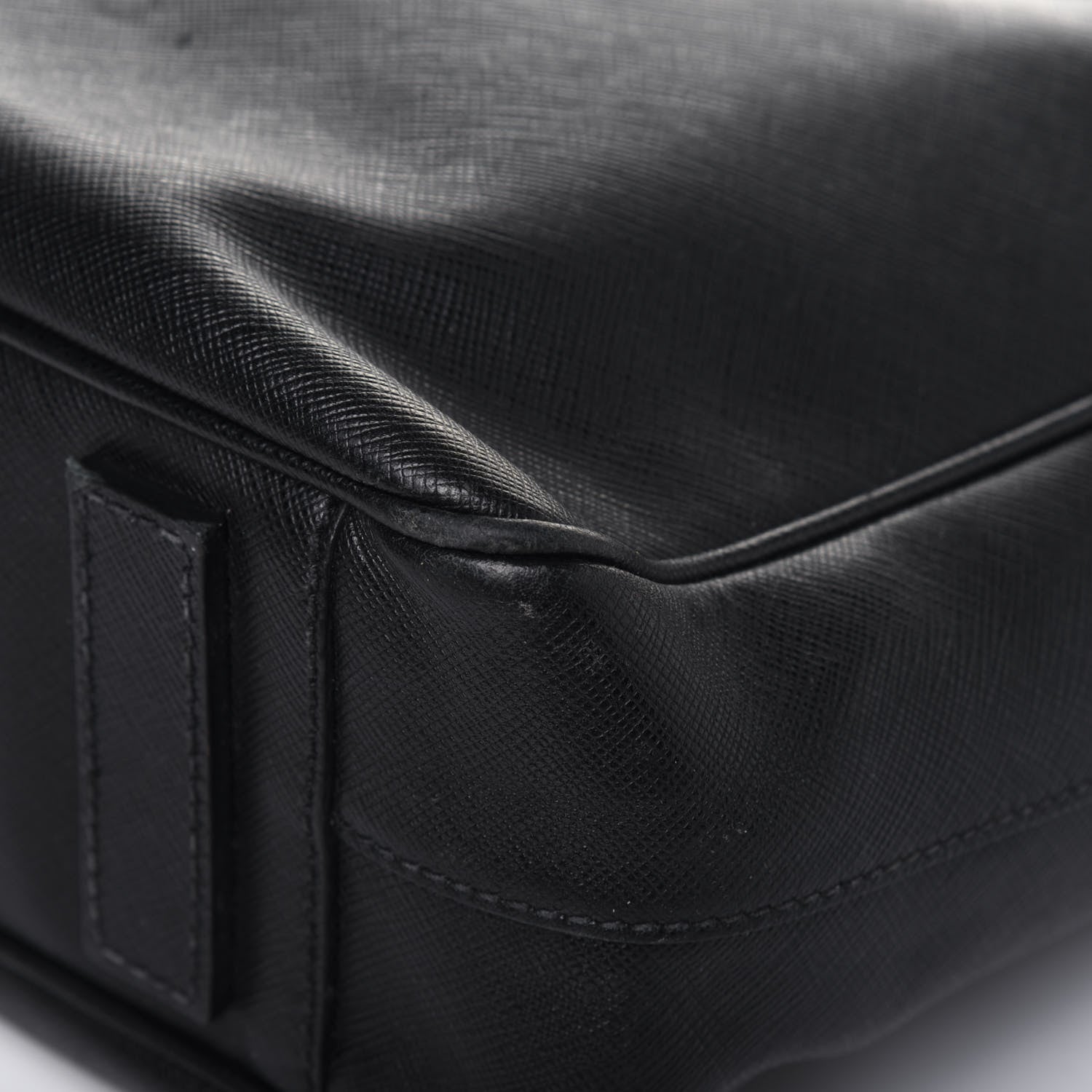 Prada Saffiano Travel Briefcase Nero Black 15 of 21