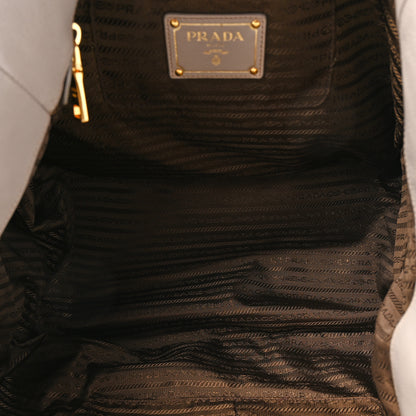 Prada Soft Calf Chain Tote Ghiaccio 5 of 17
