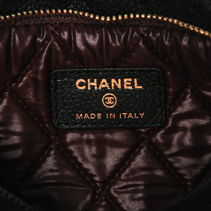 Chanel Caviar Quilted CC Beauty Clutch Black 6 of 7