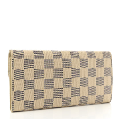Louis Vuitton Damier Azur Emilie Wallet 3 of 10