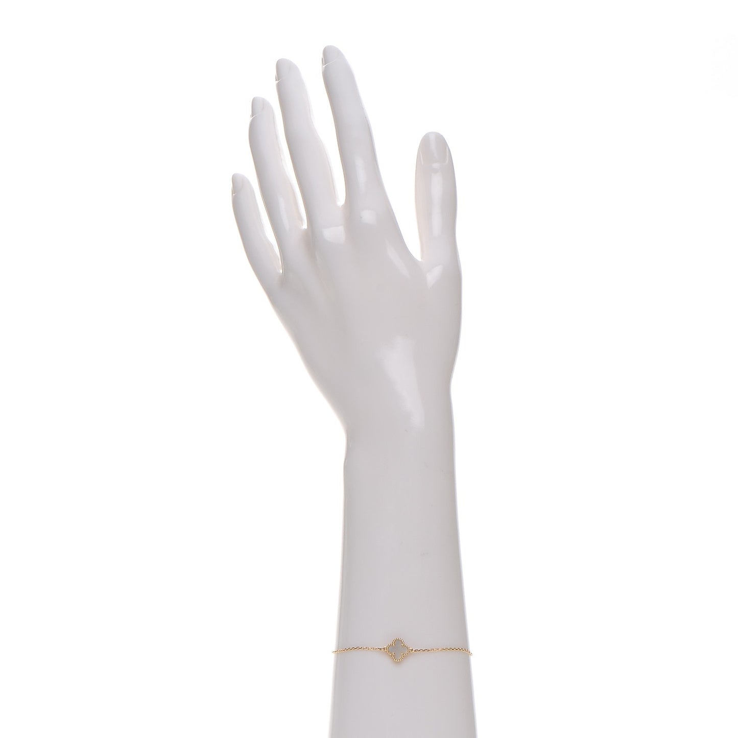 18K Yellow Gold Mother of Pearl Sweet Alhambra Bracelet