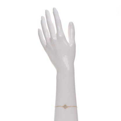 Van Cleef & Arpels 18K Yellow Gold Mother of Pearl Sweet Alhambra Bracelet 2 of 7