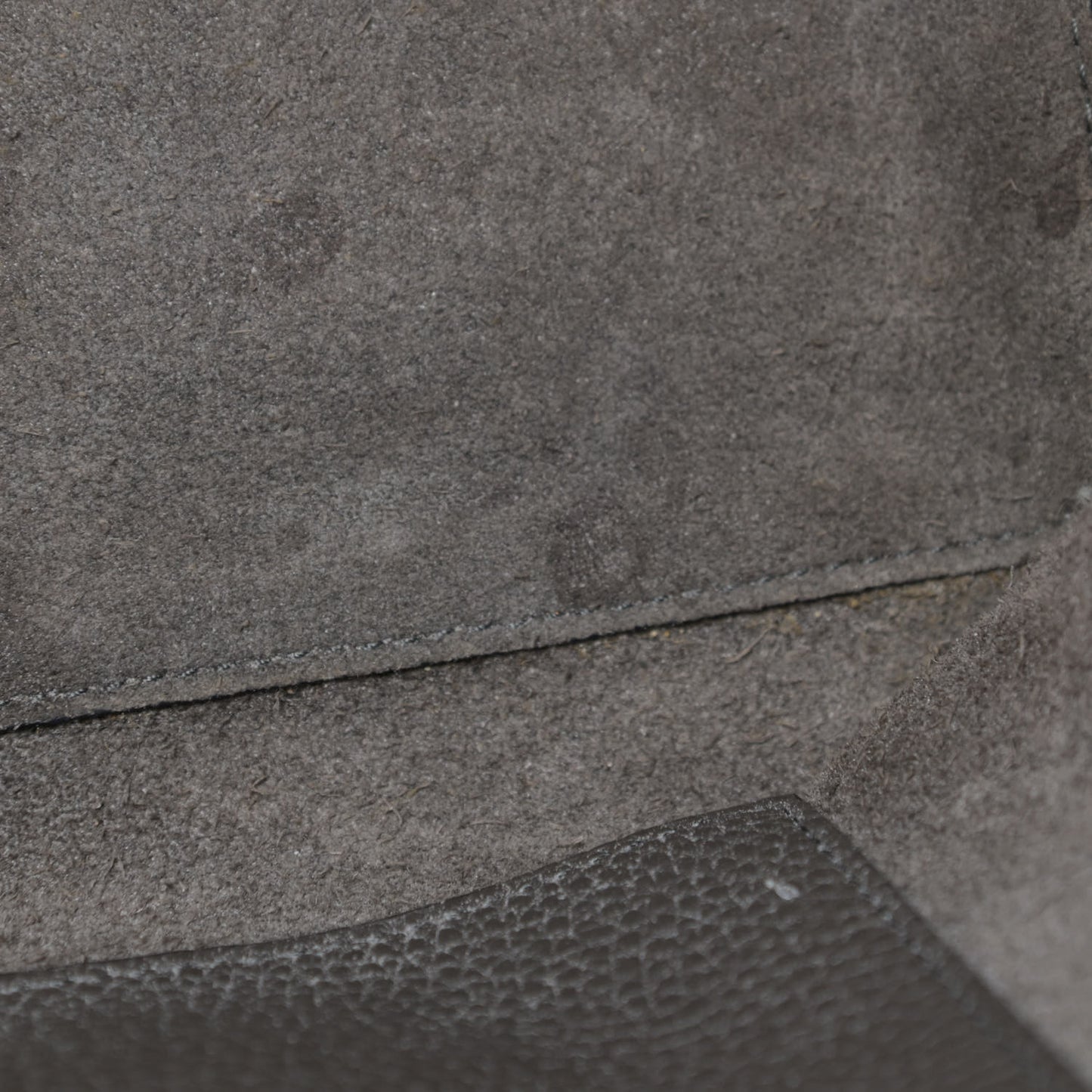 Grained Calfskin Rockstud Shoulder Tote Graphite