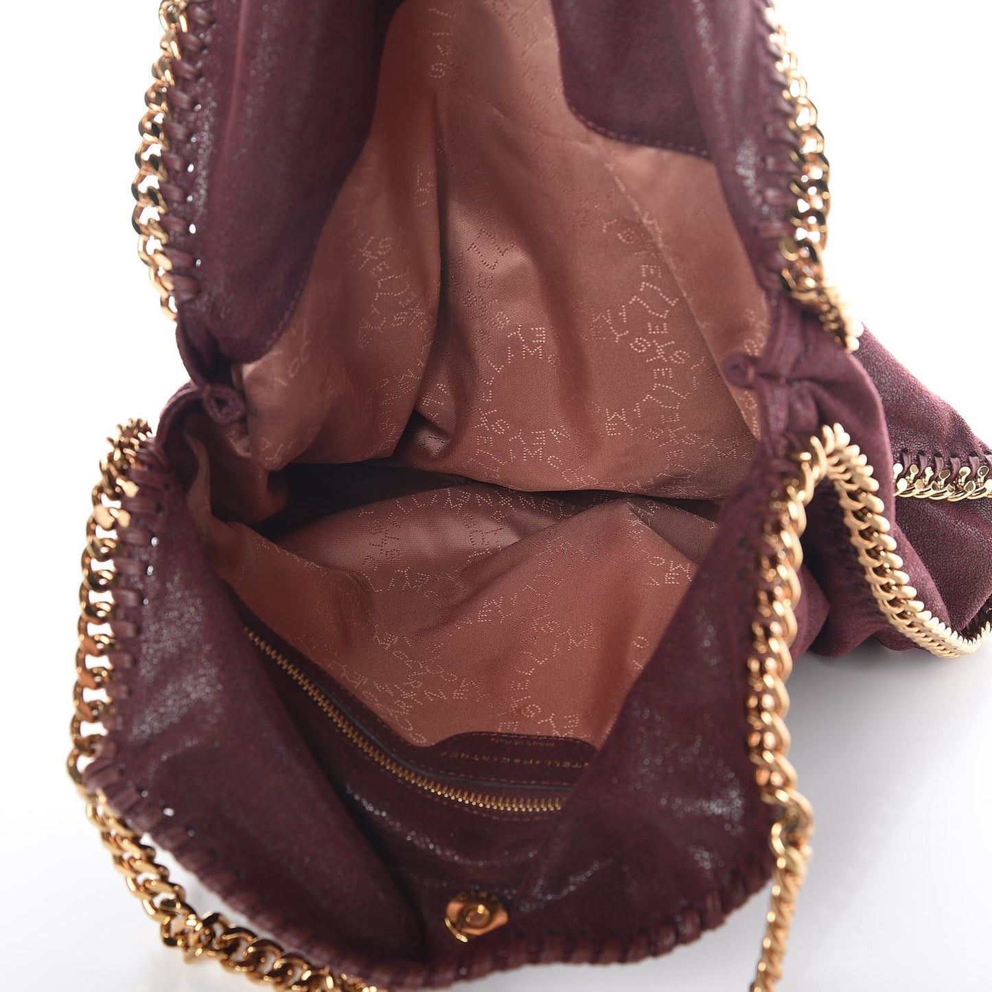 Shaggy Deer Small Falabella Tote Plum