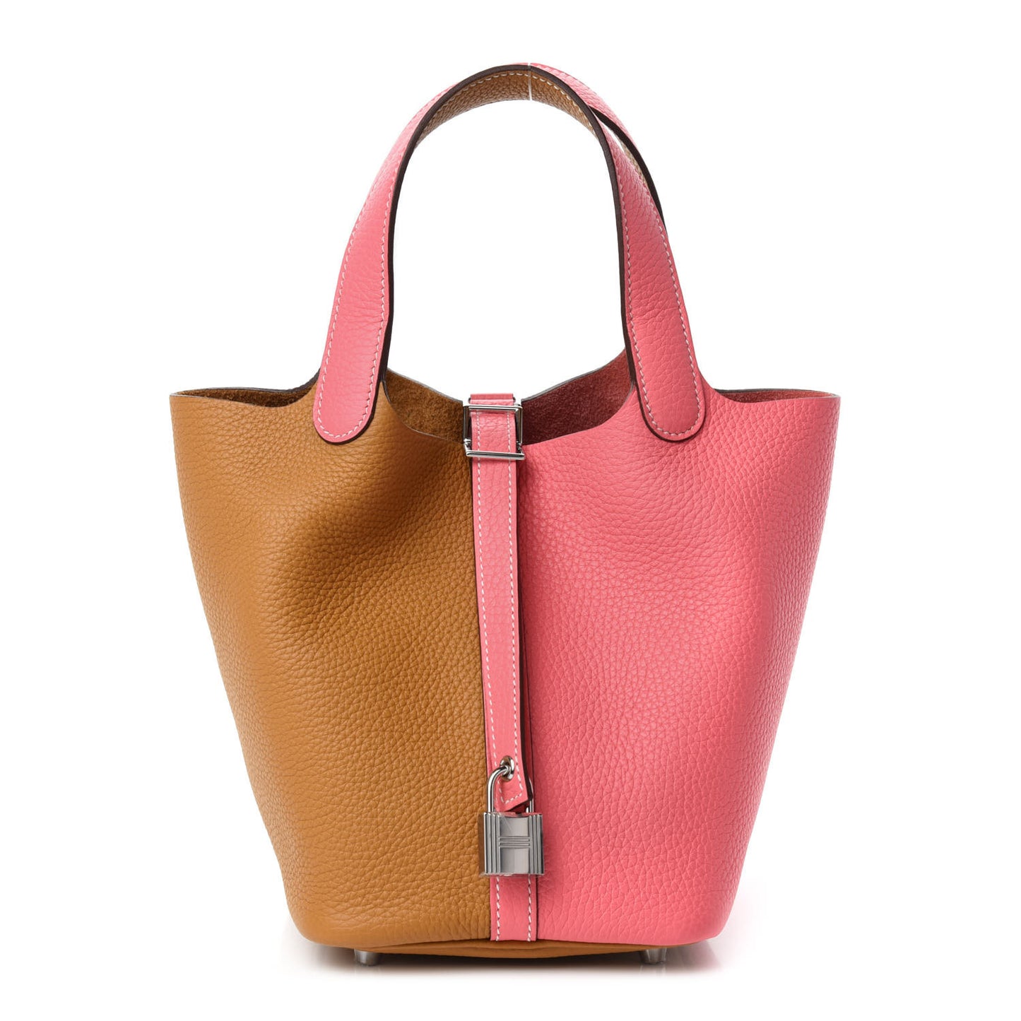 Taurillon Clemence Casaque Picotin 18 PM Rose Azalee Sesame