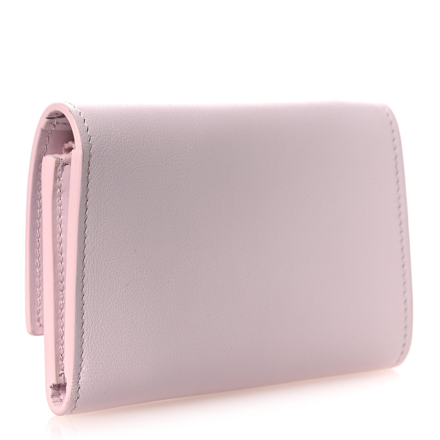 LV X TM Lambskin Embroidered Cherry Blossom Capucines Compact Wallet Pink