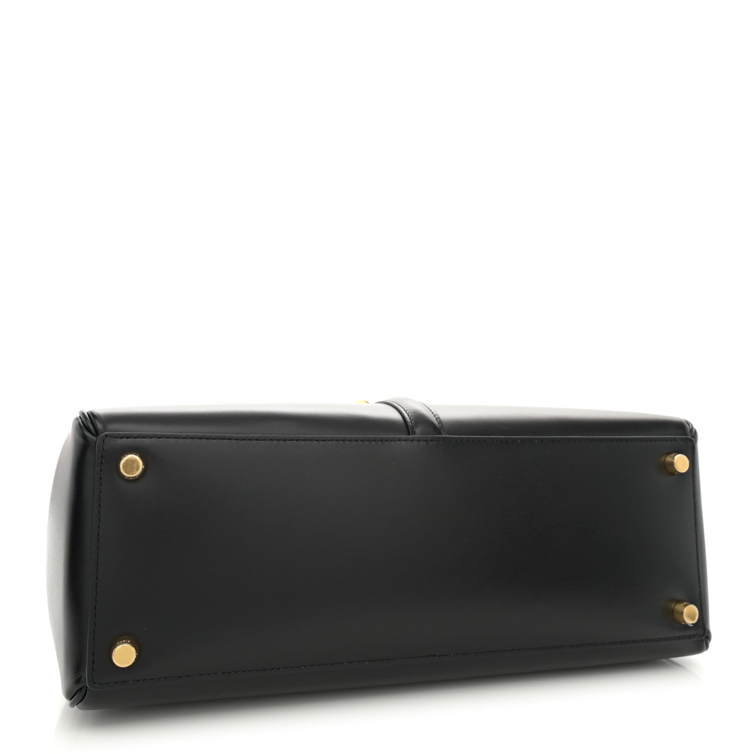 Celine Grained Calfskin Classique 16 Top Handle Bag Black 4 of 12