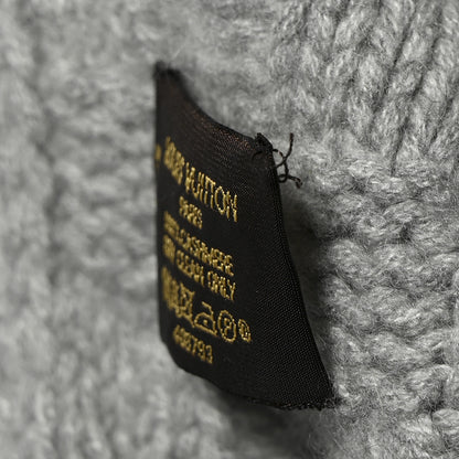 Louis Vuitton Cashmere Damier Helsinki Scarf Grey 4 of 4
