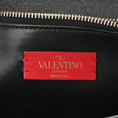 Valentino Garavani Calfskin VRing Shoulder Bag Black 5 of 7