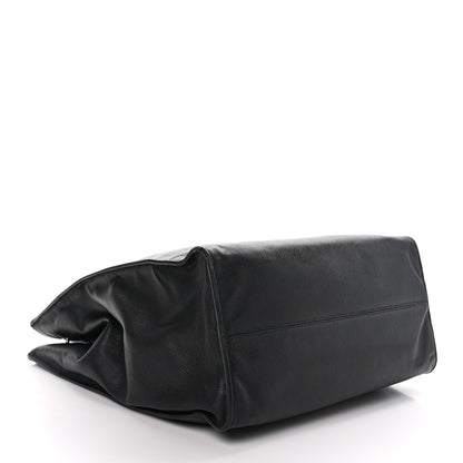 Prada Double Zip Saffiano Tote Black 4 of 10
