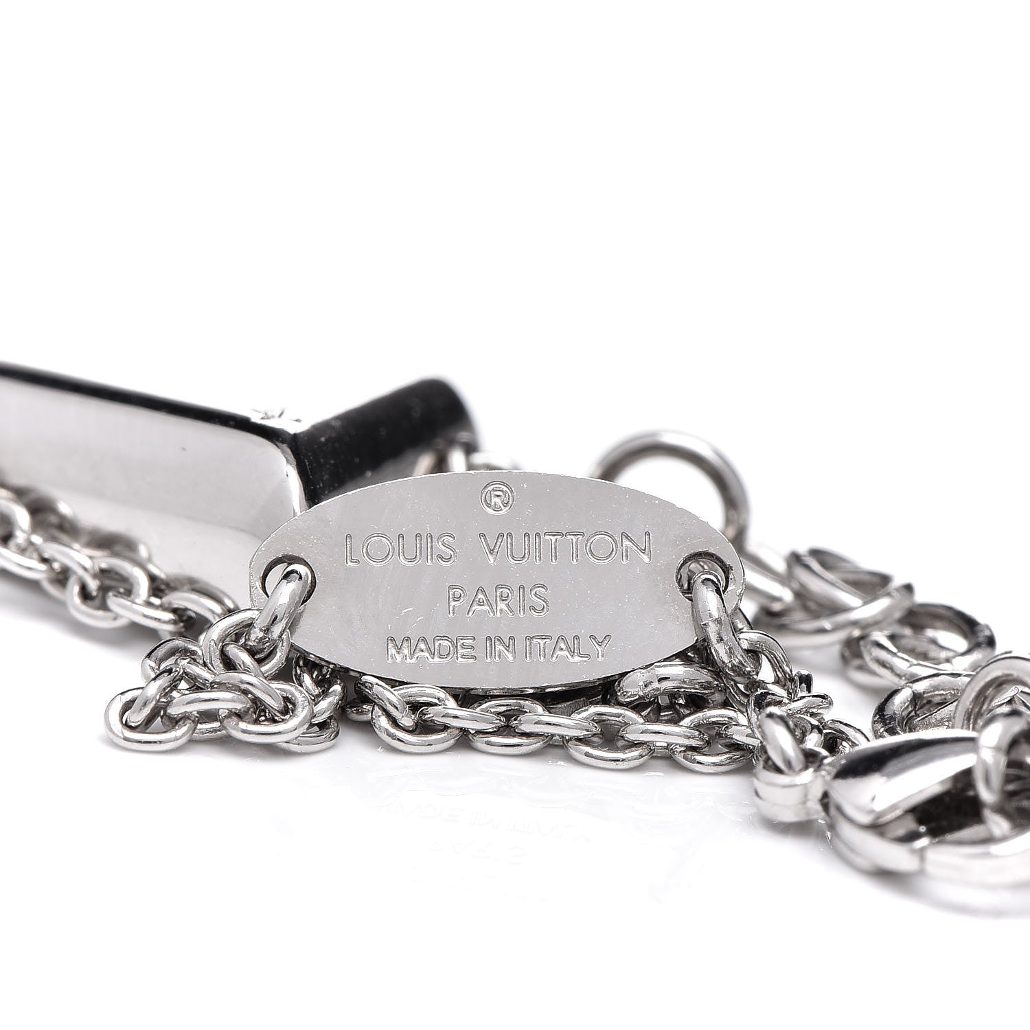 Louis Vuitton Essential V Supple Bracelet Silver 4 of 6