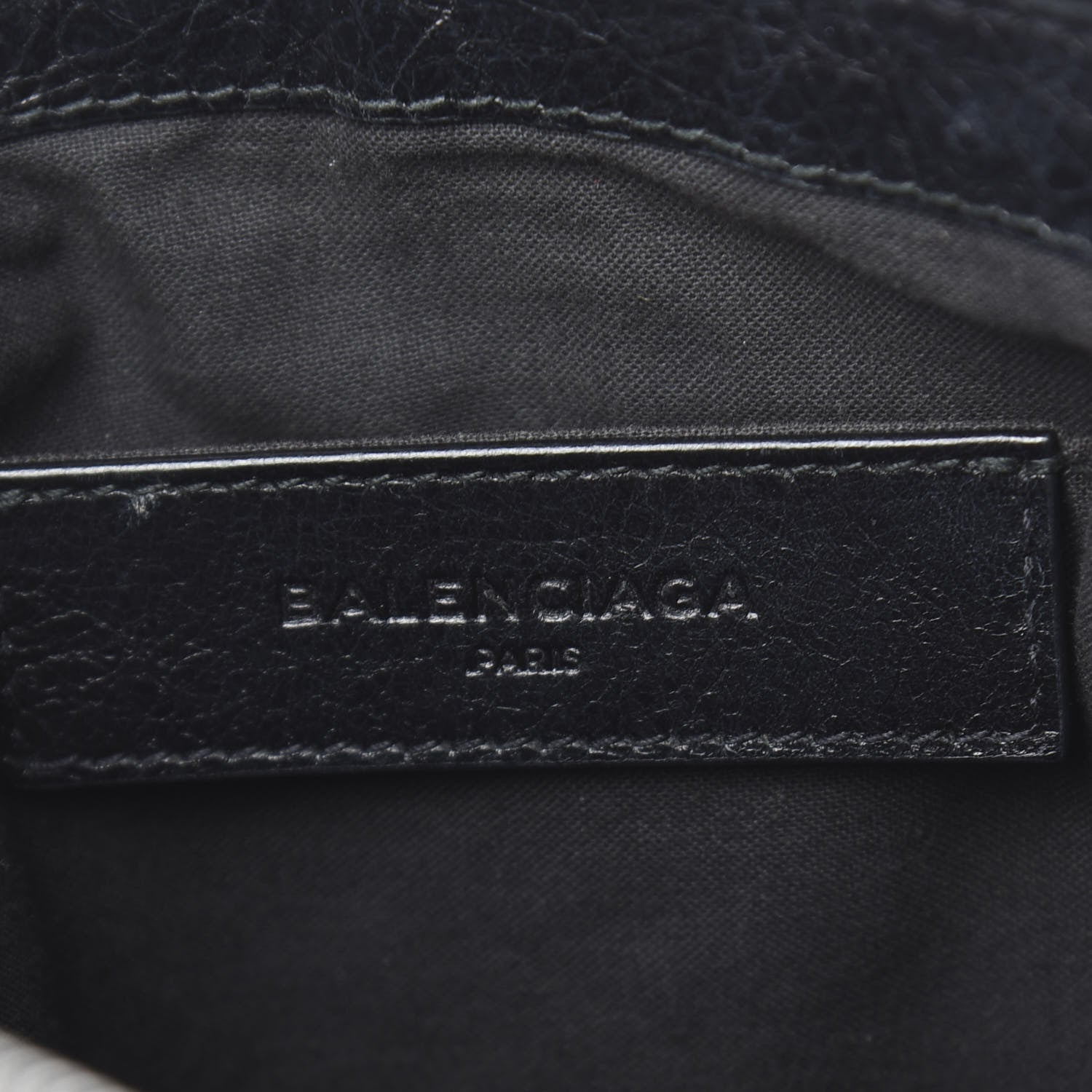 Balenciaga Agneau Arena Classic Hardware Large Clip Black 6 of 10