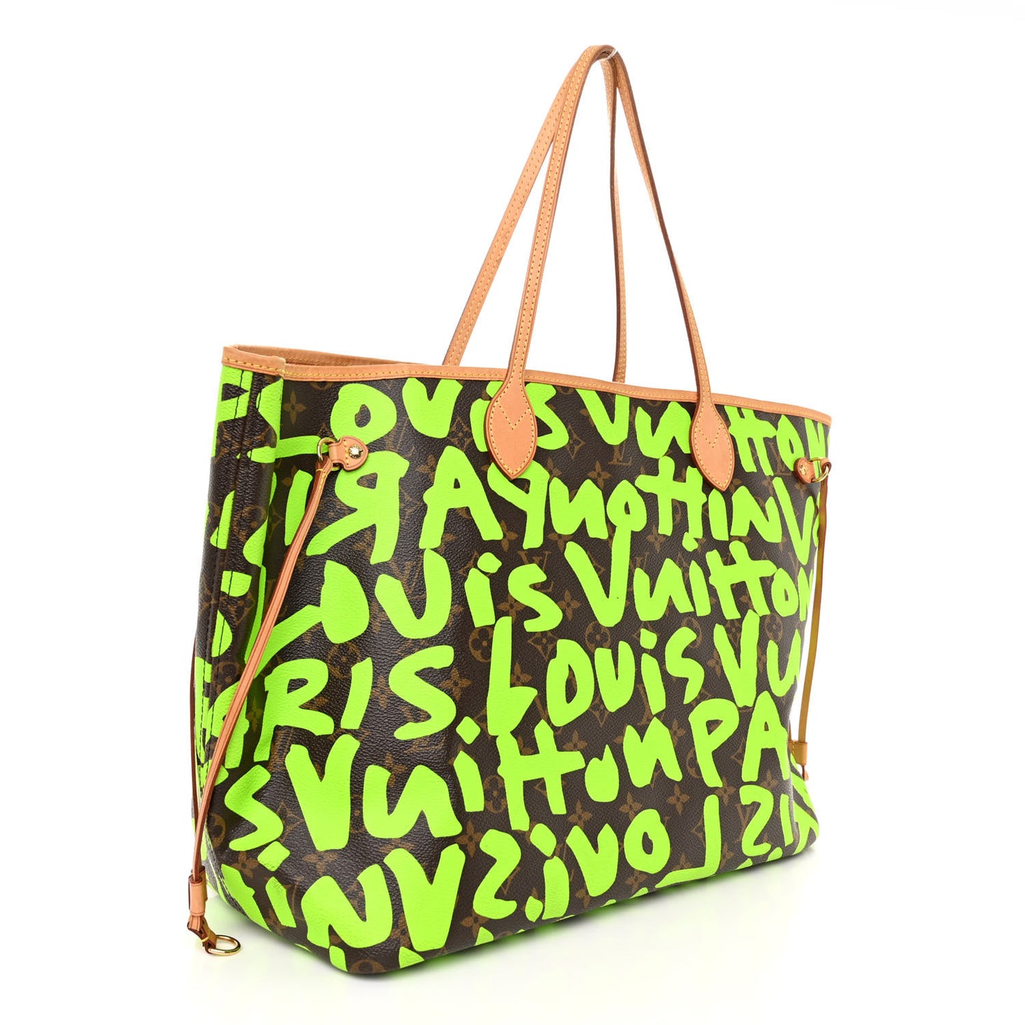 Monogram Graffiti Neverfull GM Green