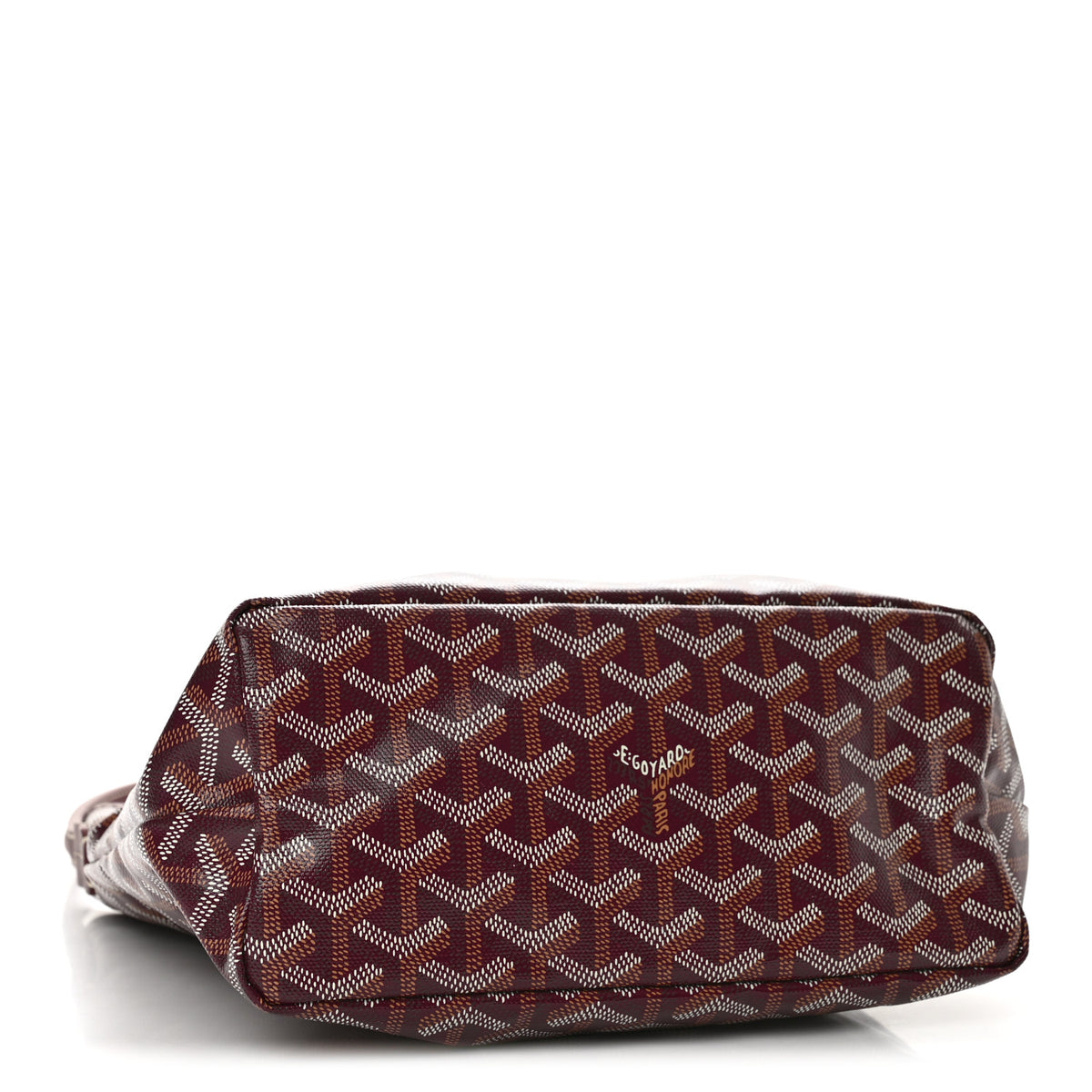 Goyard Goyardine Mini Boheme Hobo Burgundy 5 of 11