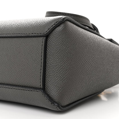 Celine Grained Calfskin Pico Belt Bag Grey 10 of 10
