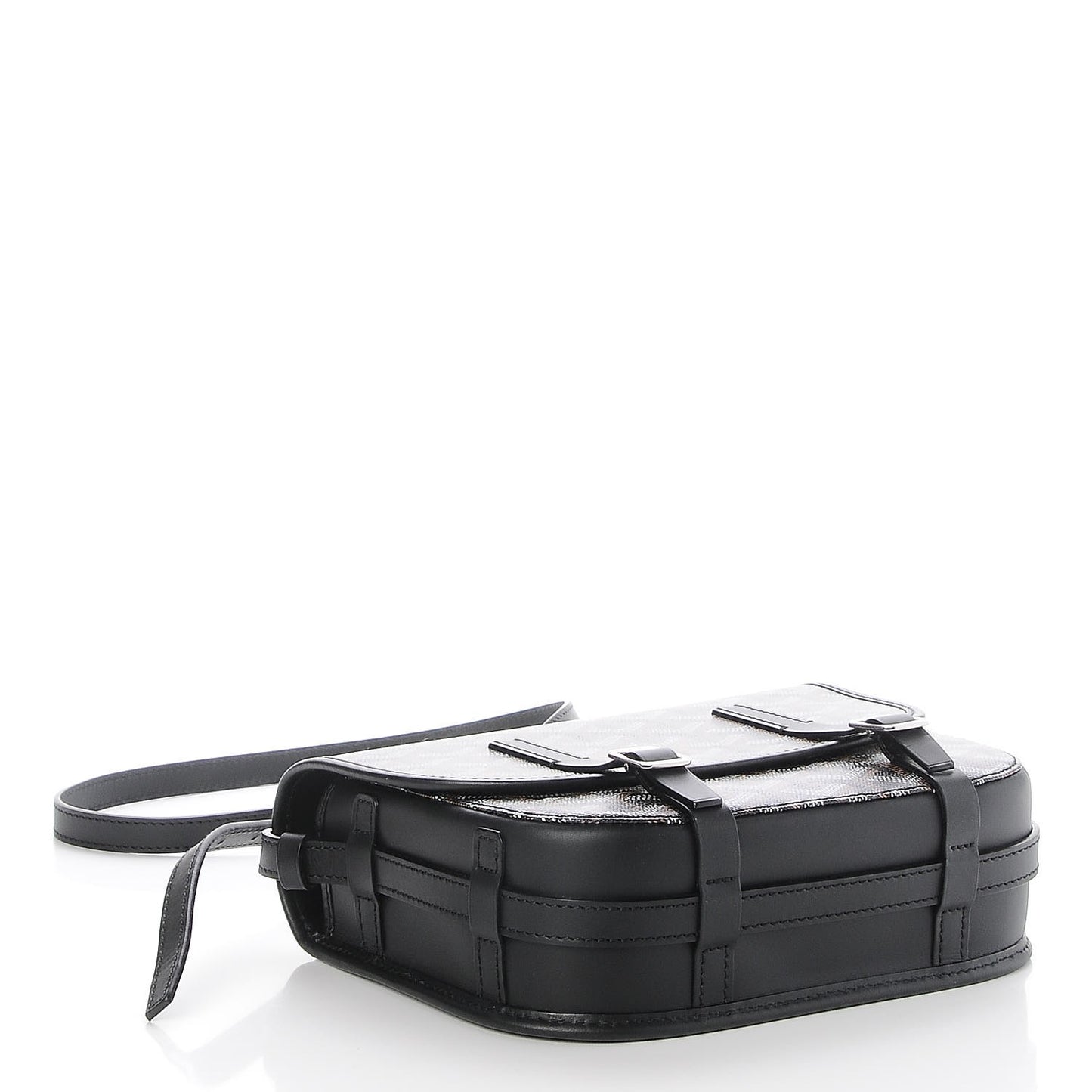 Goyardine Belvedere PM Messenger Bag Black