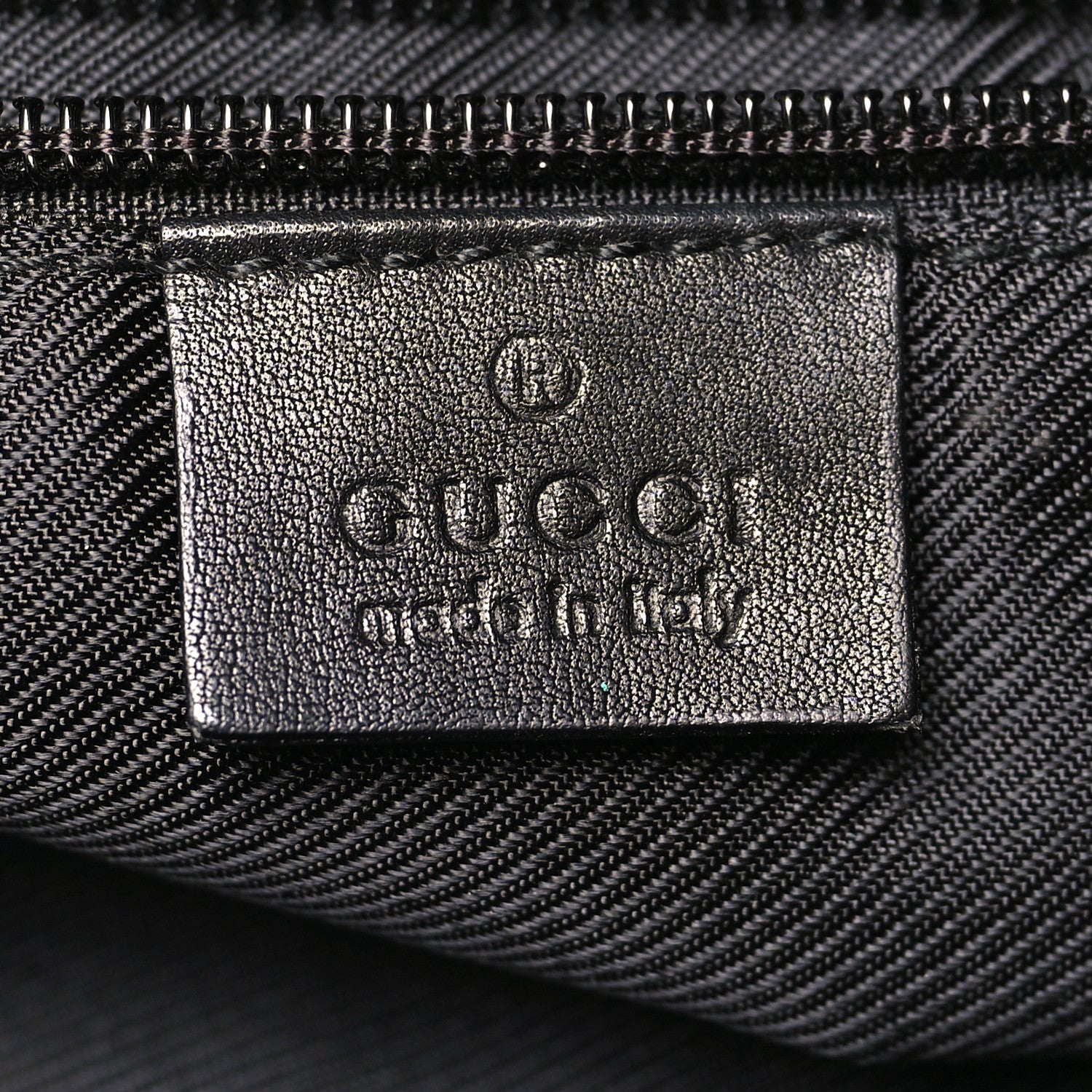 Gucci Denim Monogram Tote Bag Black 6 of 11