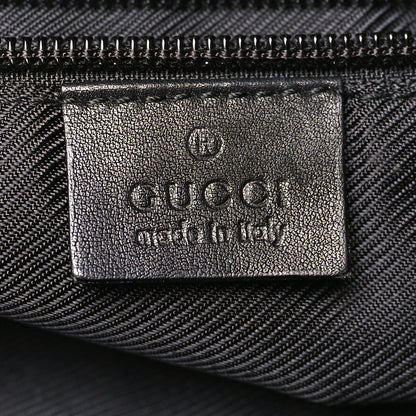 Gucci Denim Monogram Tote Bag Black 6 of 11