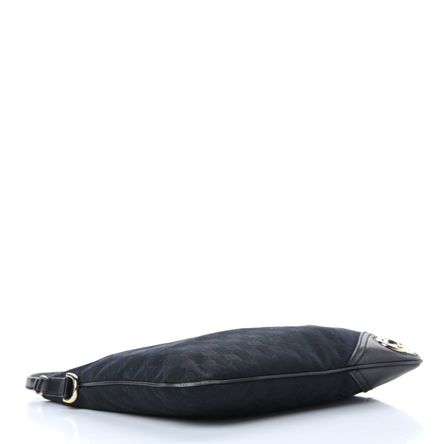 Gucci Monogram Medium New Britt Hobo Black 4 of 15