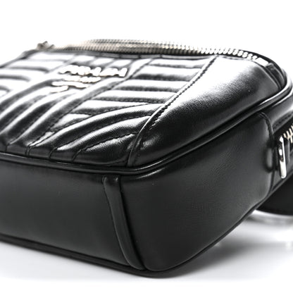 Prada Soft Calfskin Diagramme Belt Bag Black 10 of 10