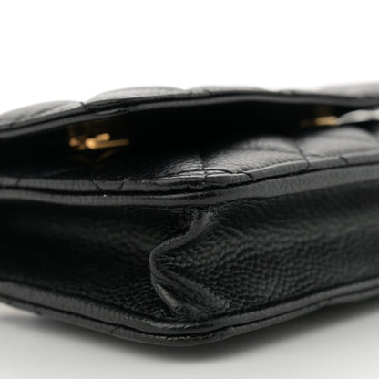 Chanel Caviar Quilted Wallet on Chain WOC Black 9 of 13