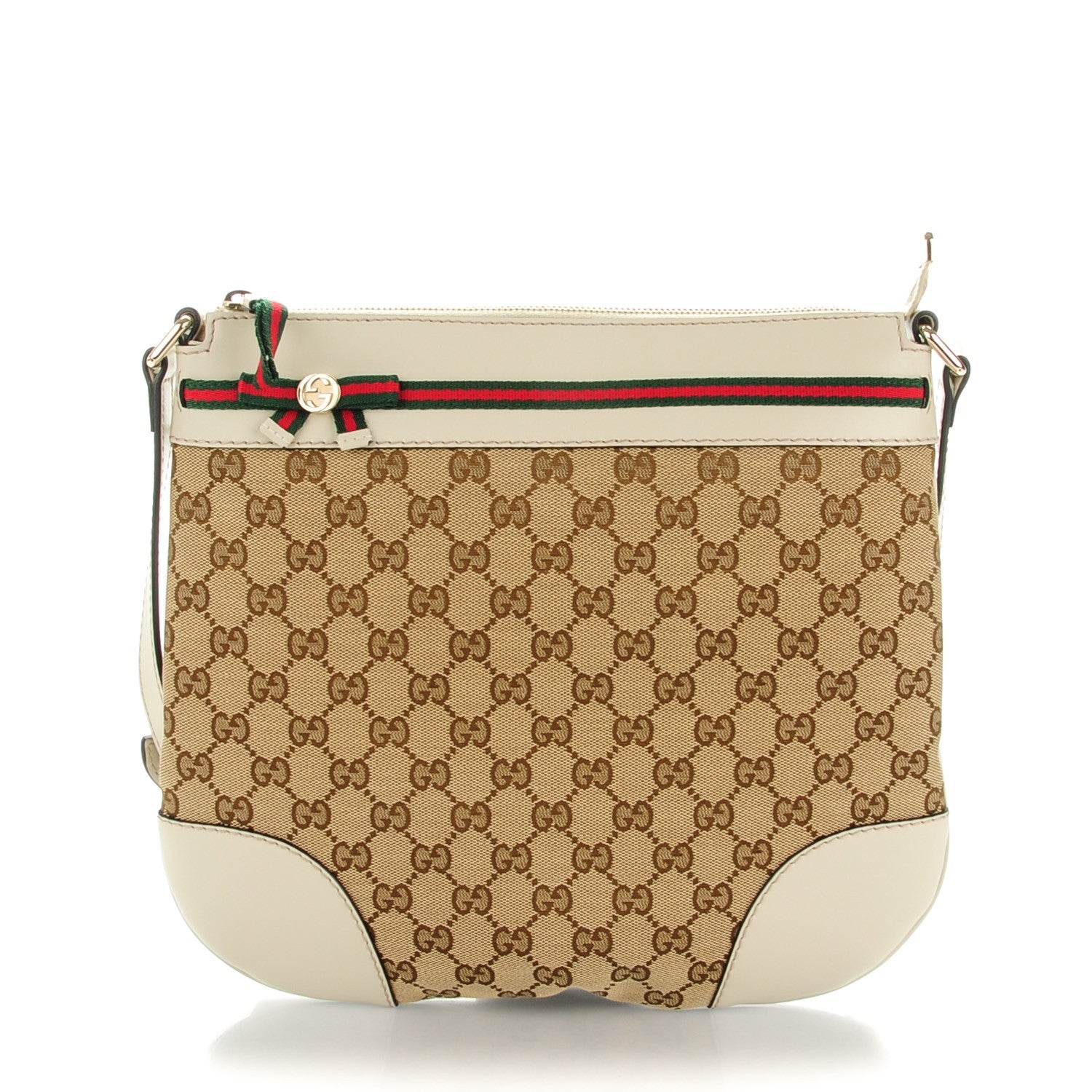 Gucci Monogram Mayfair Messenger Off White 1 of 7