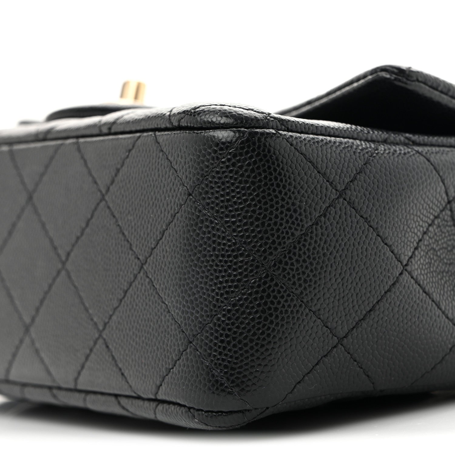 Chanel Caviar Quilted Mini Rectangular Flap Black 10 of 12