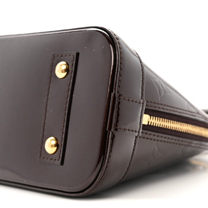 Louis Vuitton Vernis Alma BB Amarante 10 of 13