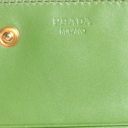 Prada Vernice Continental Wallet Green 6 of 8