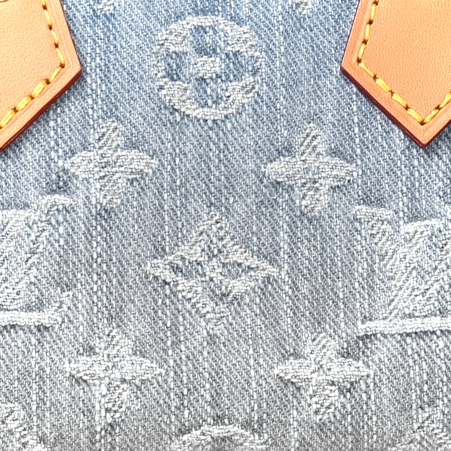 Monogram Denim Nano Speedy Sky Blue