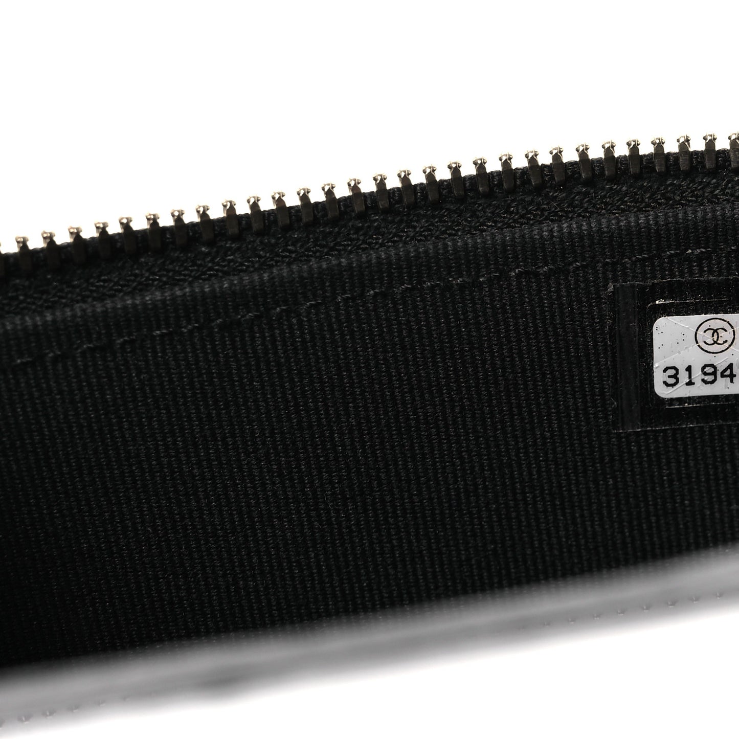 Lambskin Quilted Top Handle Mini Vanity Case With Chain Black