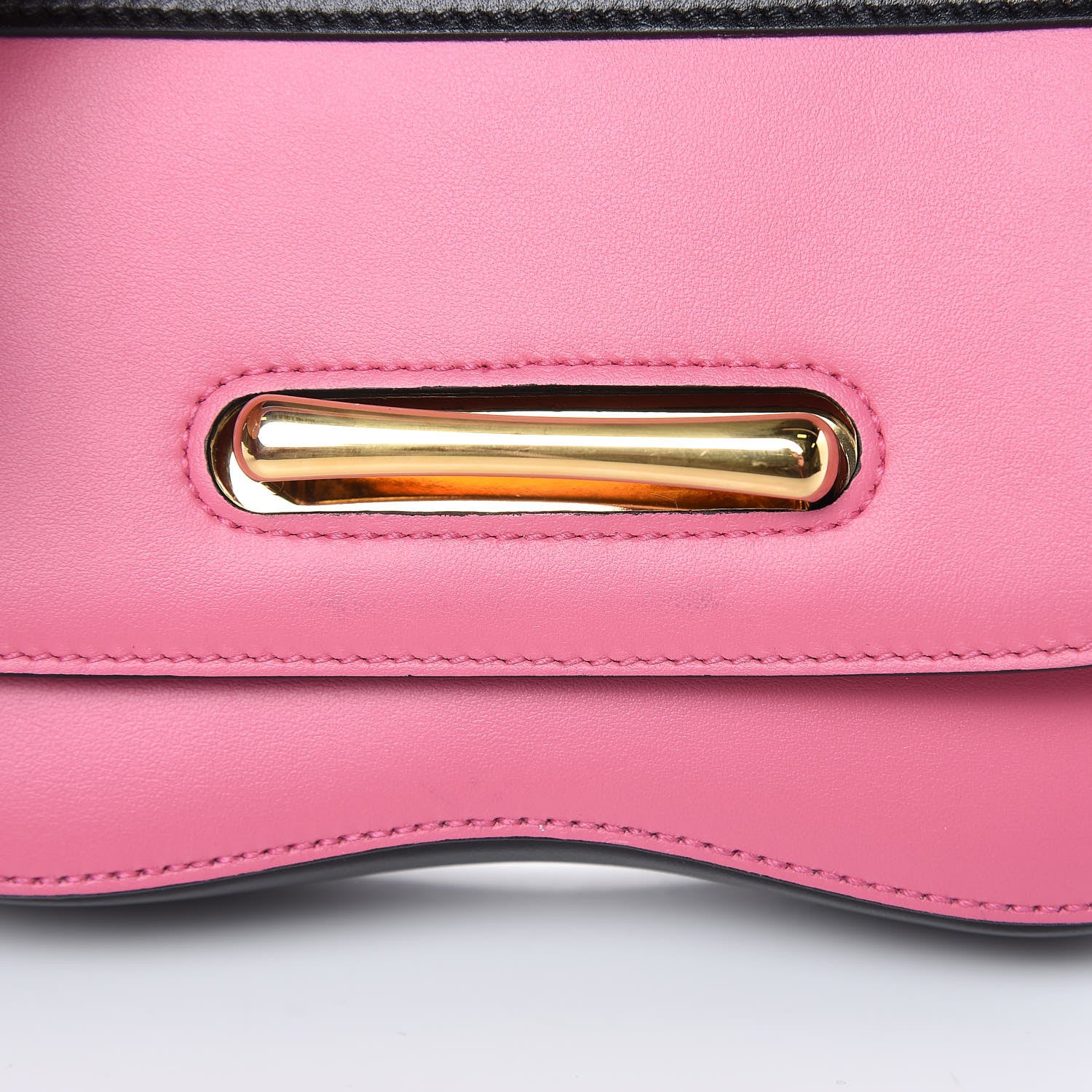 Prada City Calfskin Sidonie Belt Bag Begonia Black 10 of 10