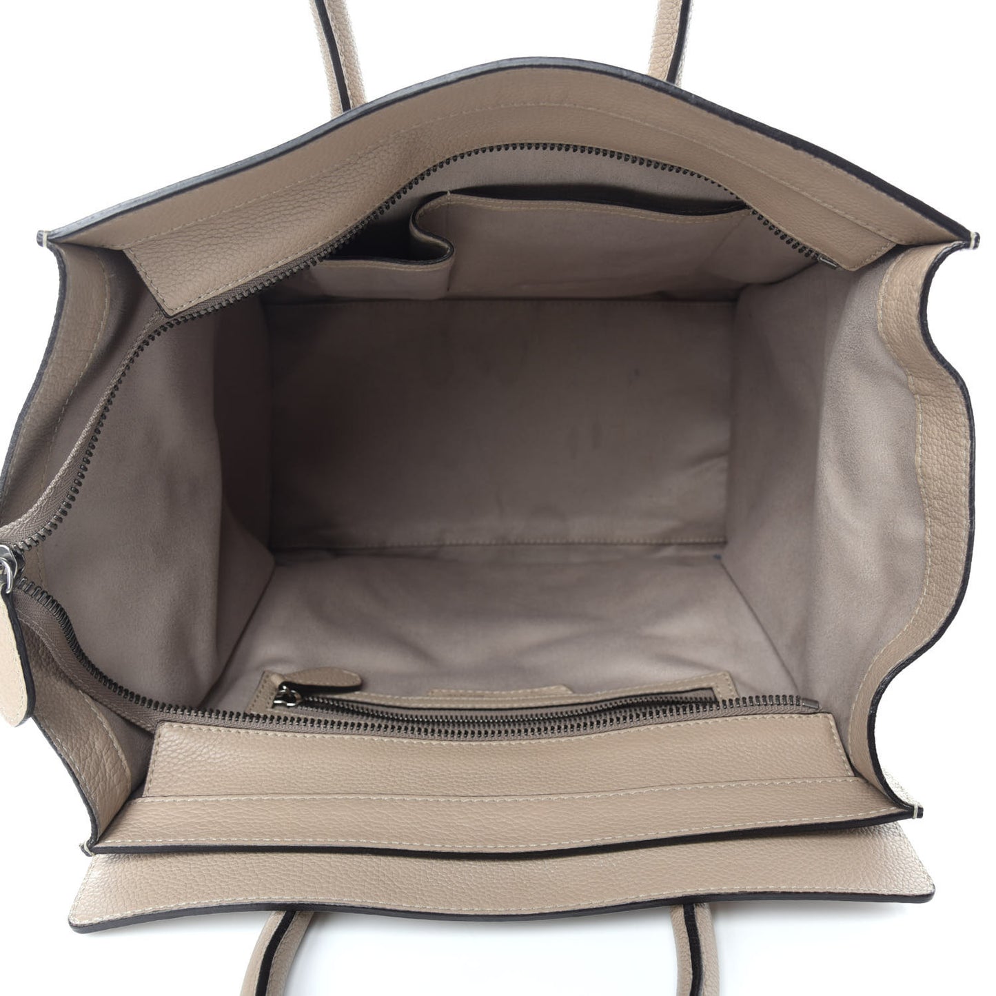 Drummed Calfskin Mini Luggage Dune