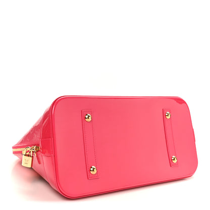 Louis Vuitton Vernis Roses Alma MM Rose Pop 4 of 9