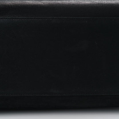 Chanel Caviar Iridescent Calfskin Duo Bowling Bag Black Light Gold 12 of 13