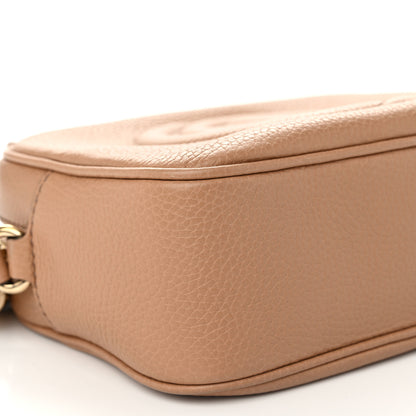 Gucci Pebbled Calfskin Small Soho Disco Bag Camelia 9 of 11