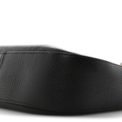 Prada Vitello Phenix Zippered Messenger Hobo Black 10 of 16