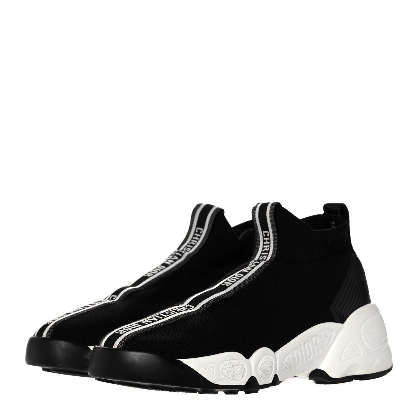 Technical Knit F. Two Point Zero High Top Sneakers 36.5 Black