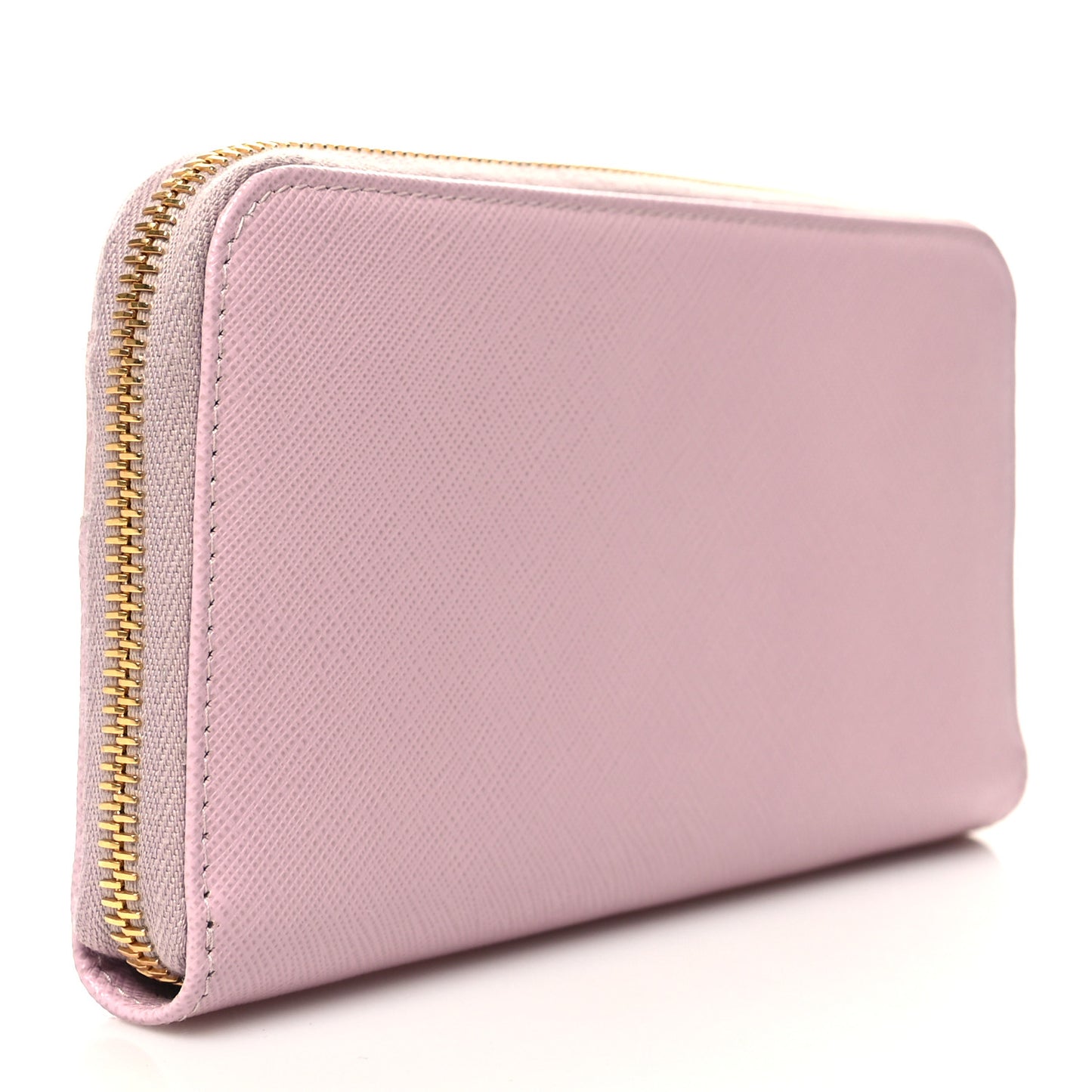 Saffiano Zip Around Wallet Alabaster Pink