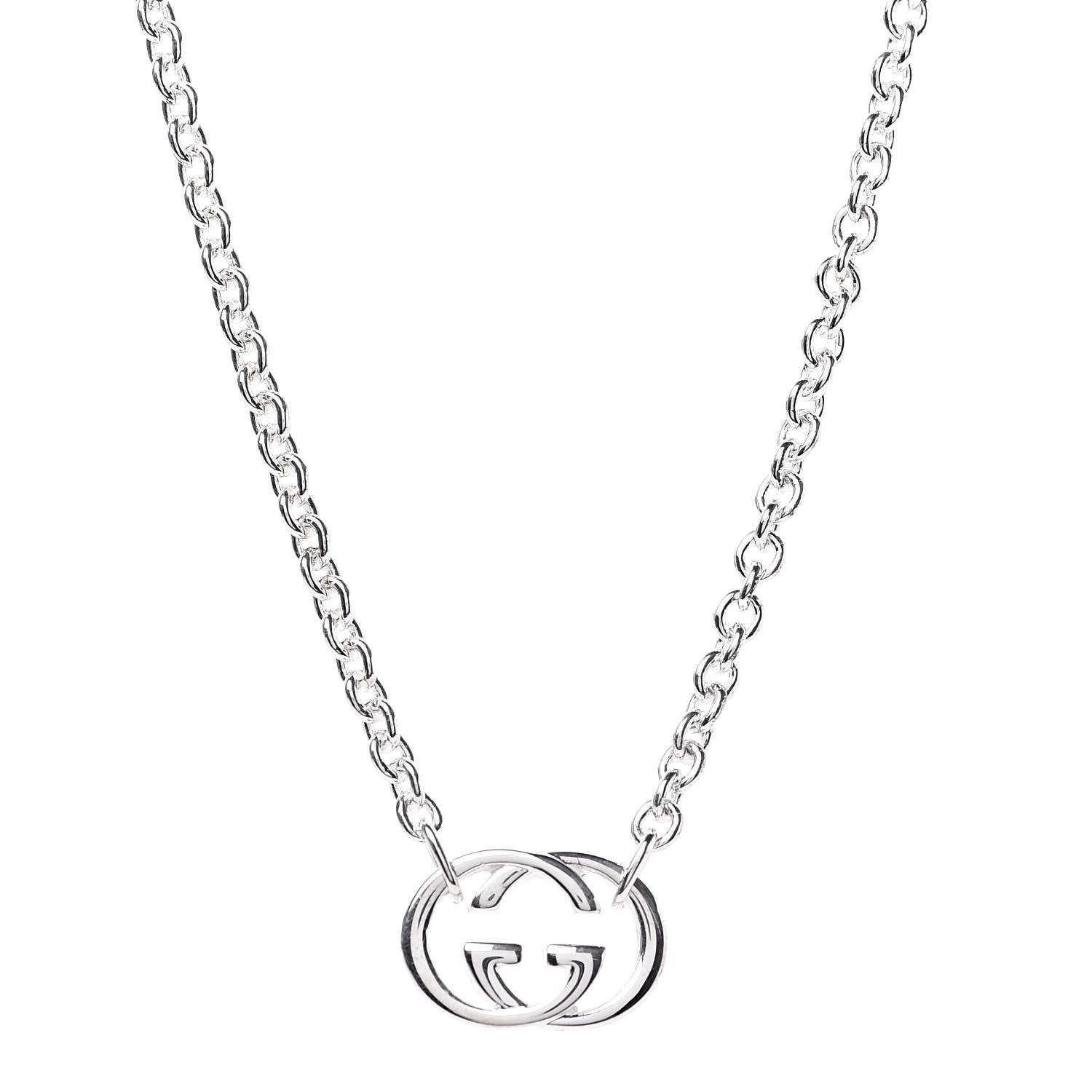 Gucci Sterling Silver Britt Necklace 1 of 6