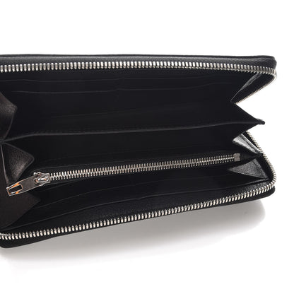 Balenciaga Calfskin Multi Bow Money Wallet Black 5 of 8