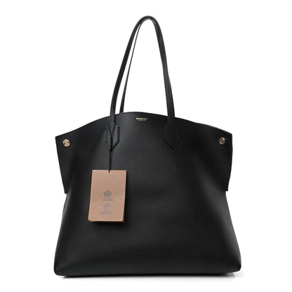 Burberry Calfskin Large Society Tote Black 1 of 5