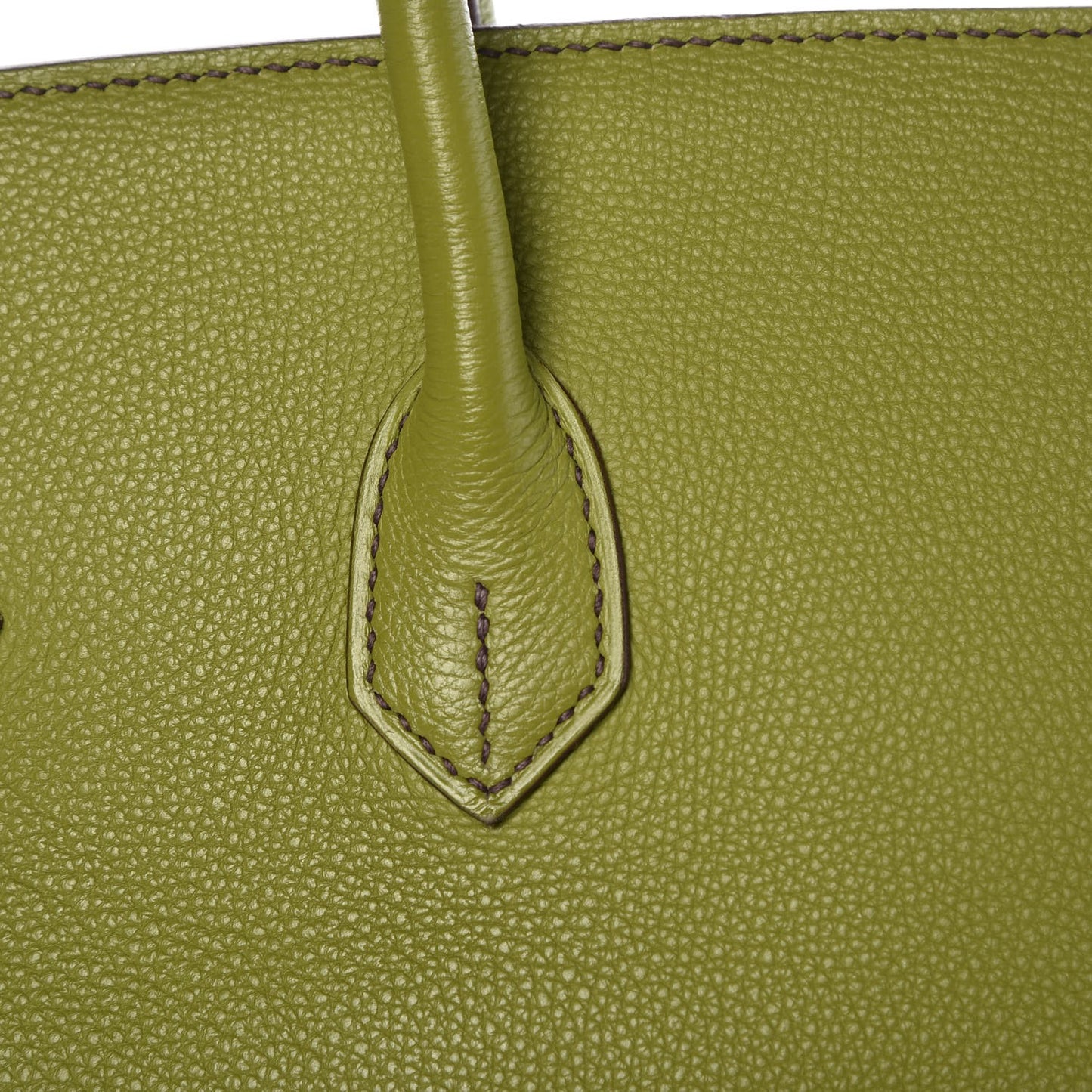 Togo Birkin 35 Vert Anis