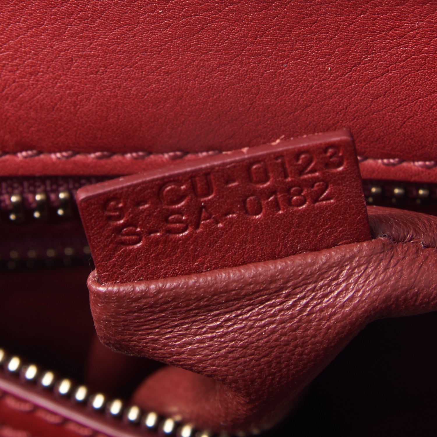 Celine Smooth Calfskin Micro Luggage Red 9 of 9