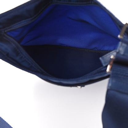 Prada Nylon Vela Flat Messenger Bag Royal 4 of 7